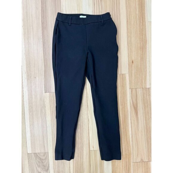J by J. Crew Ponte Slim Work Pant Black 0 - Picture 1 of 4